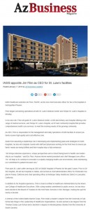 AZBusinessMagazine - Jim Flinn announcement 1.7.16